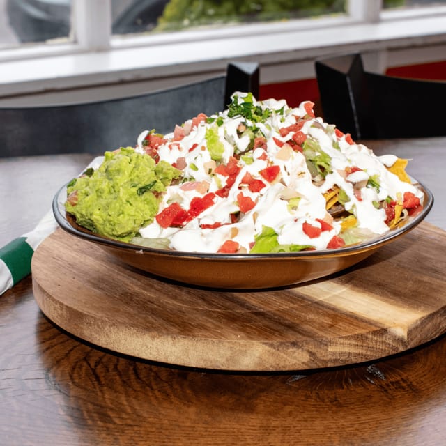 Nachos with Guacamole.