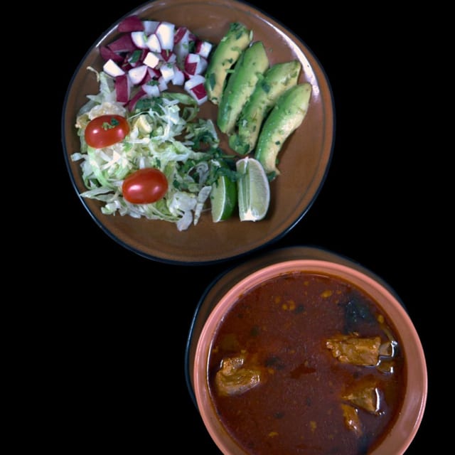 Mexican Pozole soup.