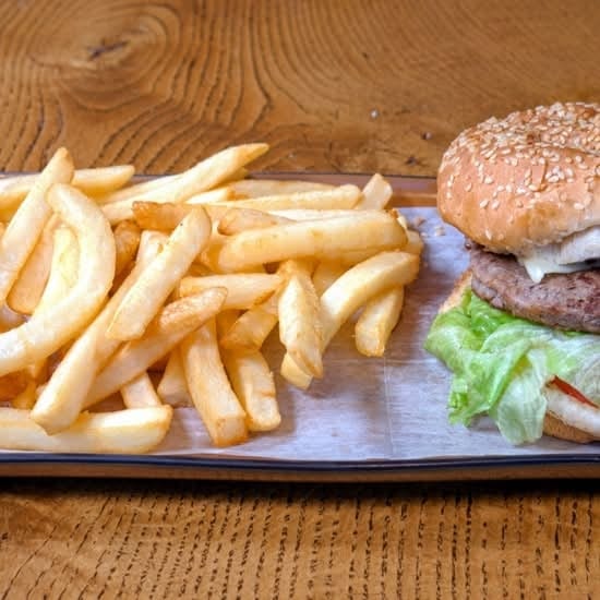 Burger Platter.