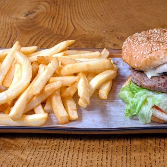 Burger Platter.